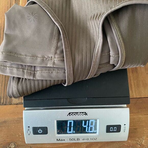 Athleta Vitality Ribbed Tank Top Racerback Mocha Brown Size M - Picture 14 of 16